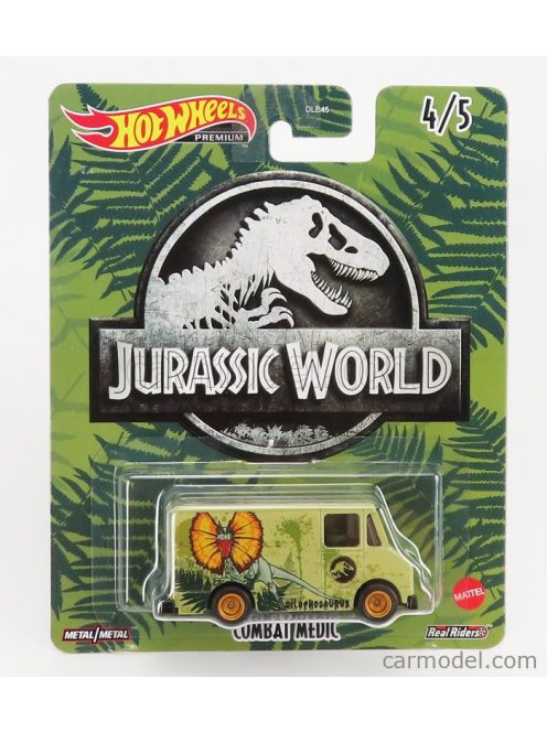 Mattel Hot Wheels - Truck Combat Medic Van - Jurassic World Green