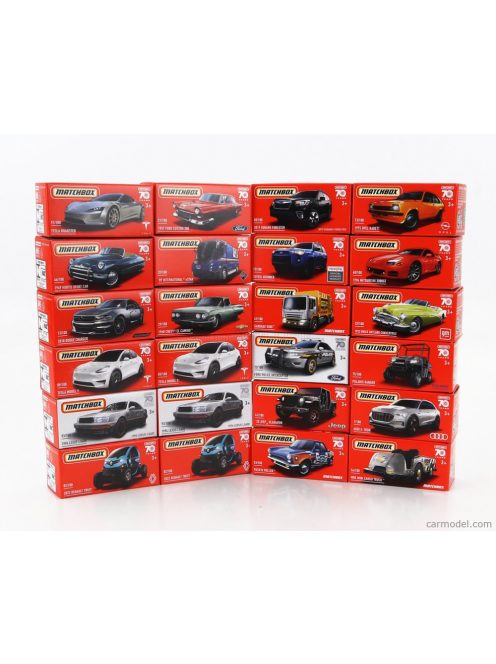 Mattel Hot Wheels - Tesla Set Assortment 24 Pieces Various