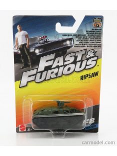   Mattel Hot Wheels - Ripsaw Tanker Ew2 Cingolato 2000 - Fast & Furious 8 2017 Military Green