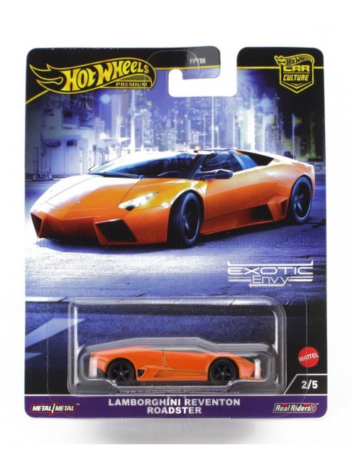 Mattel Hot Wheels - LAMBORGHINI REVENTON ROADSTER SPIDER 2009 ORANGE