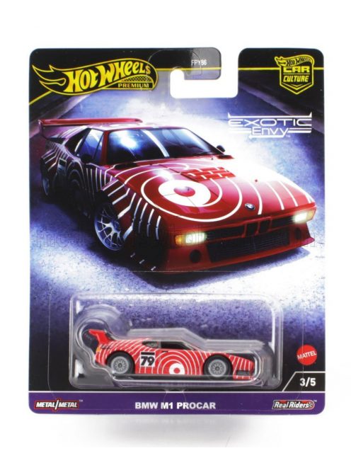 Mattel Hot Wheels - BMW M1 PROCAR N 79 1980 RED WHITE