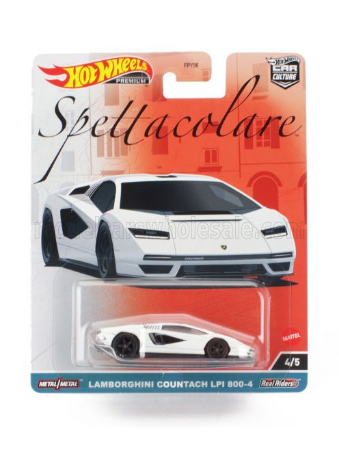 Mattel Hot Wheels - LAMBORGHINI COUNTACH LPi 800-4 2021 WHITE