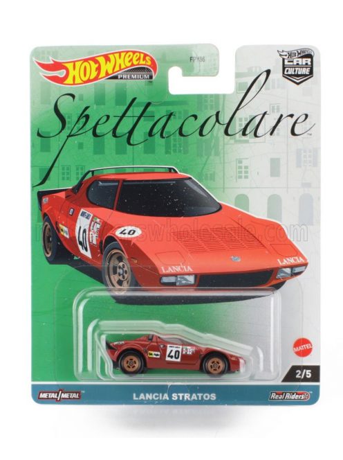 Mattel Hot Wheels - LANCIA STRATOS N 4 RALLY 1978 RED