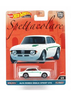   Mattel Hot Wheels - ALFA ROMEO GIULIA SPRINT GTA 1965 WHITE GREEN