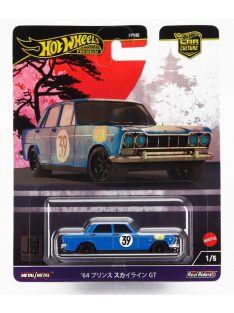   Mattel Hot Wheels - NISSAN PRINCE SKYLINE GT N 39 RACING 1964 BLUE