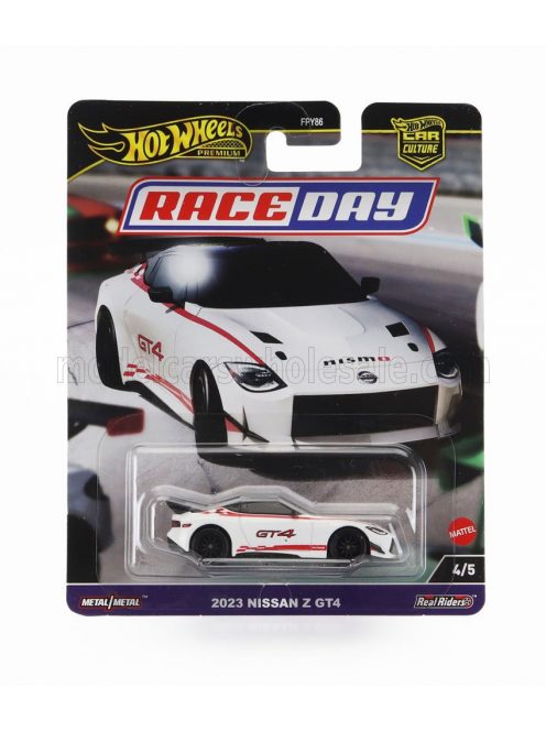 Mattel Hot Wheels - NISSAN Z GT4 RACING 2023 WHITE RED