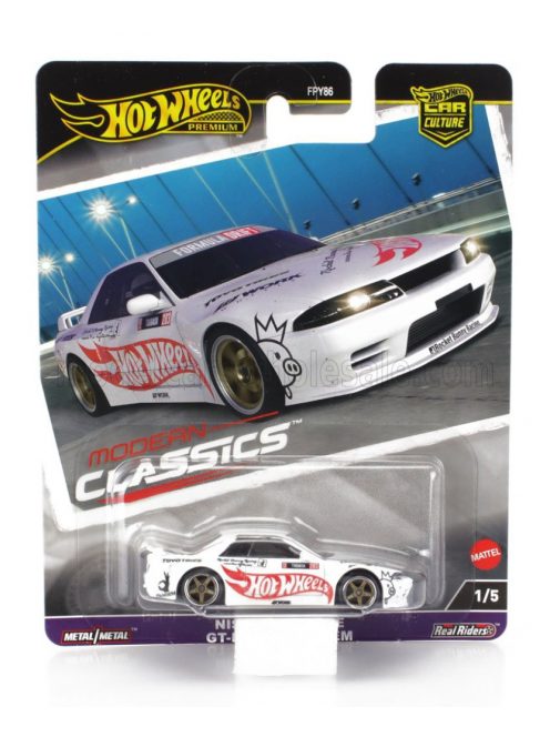 Mattel Hot Wheels - NISSAN SKYLINE GT-R (R32) PANDEM HOT WHEELS 1992 WHITE