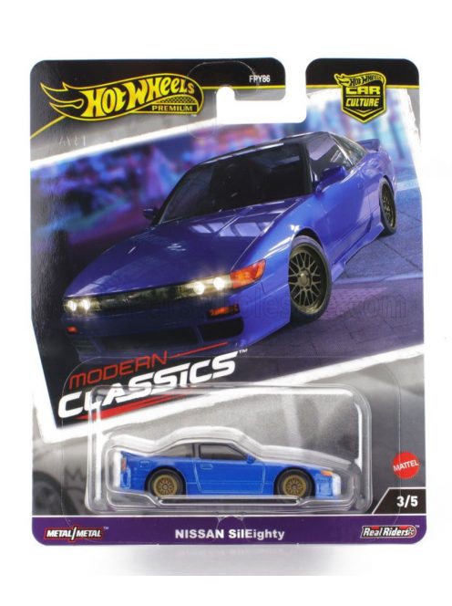 Mattel Hot Wheels - NISSAN 180SX (SILVIA S13) SILEIGHT COUPE 1989 BLUE