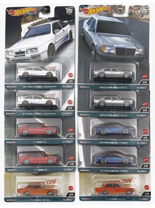 Mattel Hot Wheels - MERCEDES BENZ SET ASSORTMENT 10 PIECES CANYON WARRIORS CARS VARIOUS