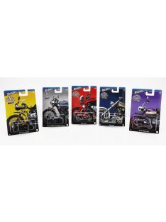   Mattel Hot Wheels - DUCATI SET ASSORTMENT 24 MOTORCYCLE PIECES SCRAMBLER - HONDA MONJEY - BMW R NINEt - K 1300 R - BAD BAGGER VARIOUS