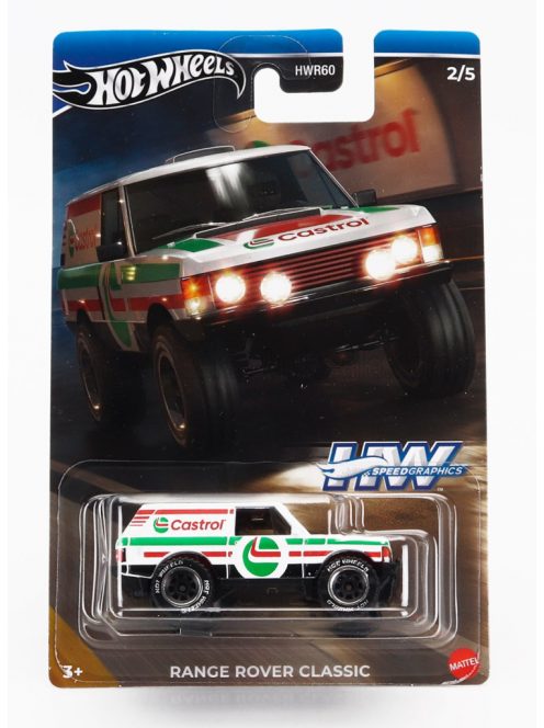 Mattel Hot Wheels - LAND ROVER RANGE ROVER CLASSIC CASTROL 1980 WHITE