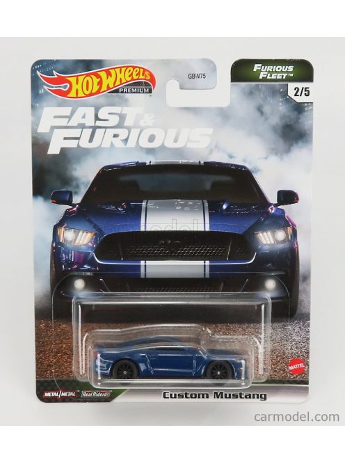 Mattel Hot Wheels - Ford Usa Mustang Coupe 2020 - Fast & Furious Blue