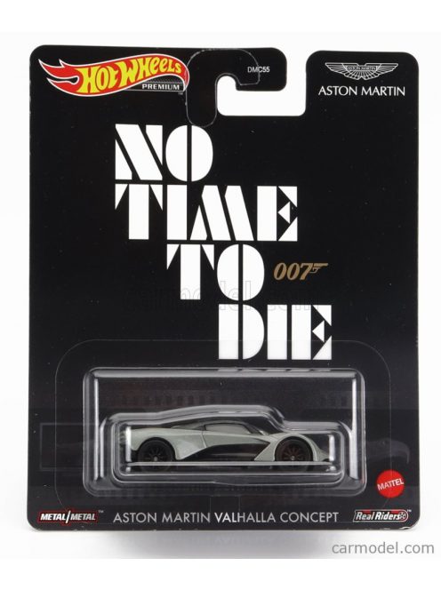 Mattel Hot Wheels - Aston Martin Valhalla Concept 2021 - 007 James Bond - No Time To Die Silver