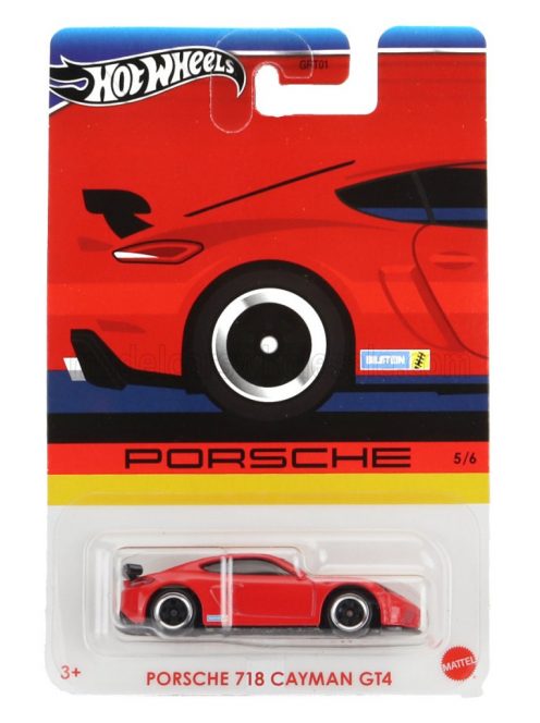 Mattel Hot Wheels - PORSCHE 718 CAYMAN GT4 2018 RED