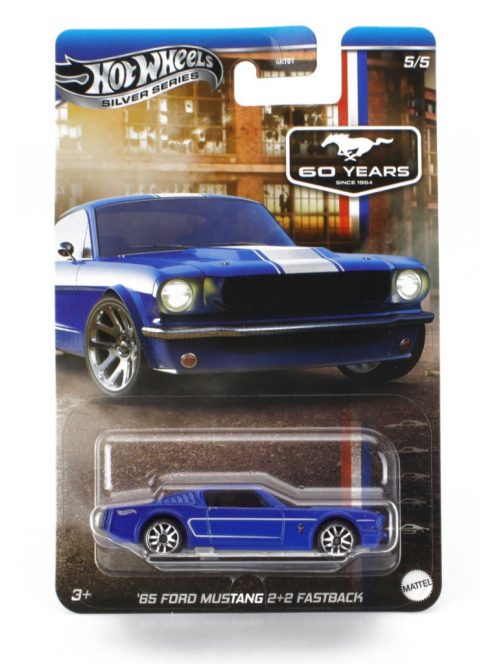 Mattel Hot Wheels - FORD USA MUSTANG 2+2 FASTBACK 1965 BLUE