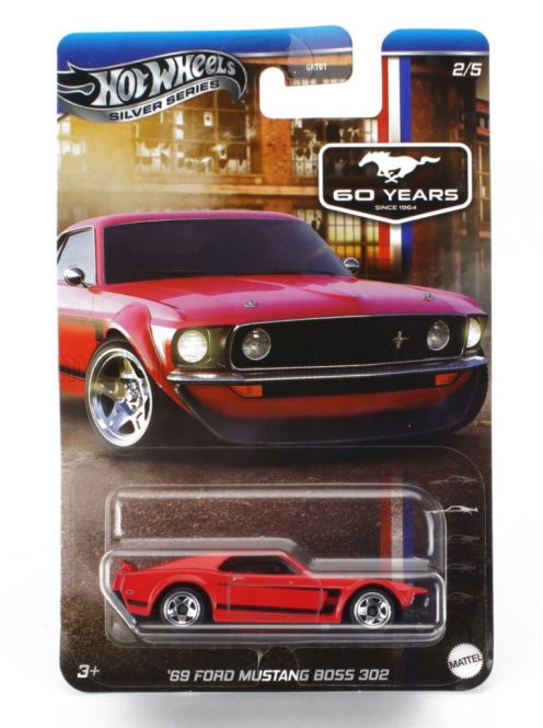 Mattel Hot Wheels - FORD USA MUSTANG BOSS 302 COUPE 1969 RED