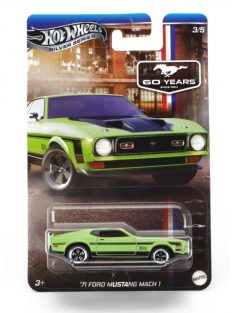   Mattel Hot Wheels - FORD USA MUSTANG MACH-1 COUPE 1971 GREEN BLACK