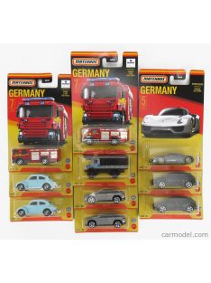   Matchbox - Porsche Set Assortment 10 Germany Cars Pieces Various