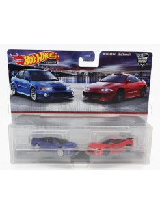   Mattel Hot Wheels - MITSUBISHI SET 2X ECLIPSE 1995 & LANCER EVO VI 1995 VARIOUS