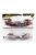 Mattel Hot Wheels - NISSAN SET 2X 240SX (S14) N 19 RACING + SILVIA (S15) RACING 1999 WHITE RED