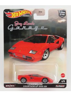   Mattel Hot Wheels - LAMBORGHINI COUNTACH LP 5000 QUATTROVALVOLE JAY LENO'S GARAGE RED