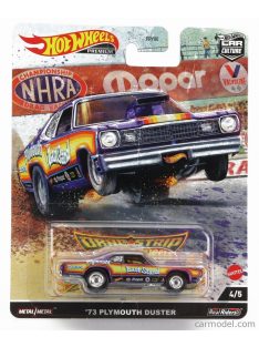   Mattel Hot Wheels - Plymouth Duster Dragster 1973 Purple Yellow