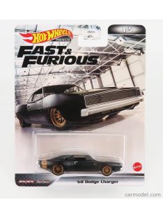   Mattel Hot Wheels - Dodge Charger Coupe 1968 - Fast & Furious Black Gold