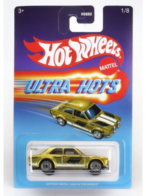 Mattel Hot Wheels - FORD ENGLAND ESCORT RS 1600 1970 GOLD