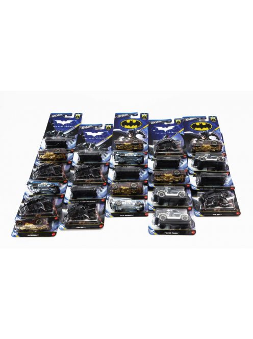 Mattel Hot Wheels - BATMAN SET ASSORTMENT BATMAN 24 PIECES VARIOUS