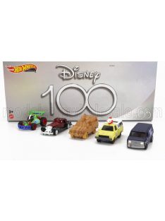   Mattel Hot Wheels - WALT DISNEY SET 5X DISNEY 100th ANNIVERSARY - CRUELLA DEVILLE 101 DALMATIERS - GUINEVERE VAN ONWARD - PIZZA PLANET TRUCK TOY STORY - RC TOY STORY - BRAVE PIZZA PLANET TRUCK TOY STORY VARIOUS