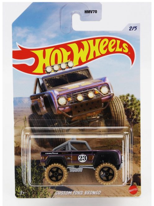 Mattel Hot Wheels - FORD USA BRONCO N 23 BAJA 2021 PURPLE