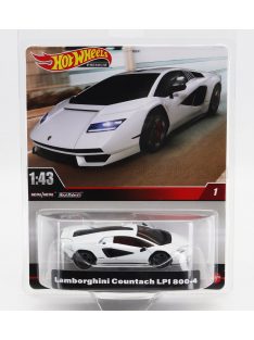   Mattel Hot Wheels - LAMBORGHINI COUNTACH LPi 800-4 2021 - BLISTER BOX WHITE