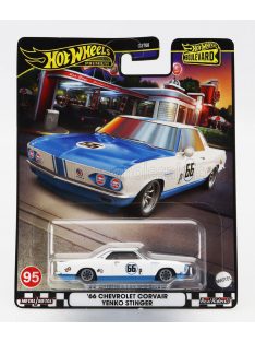   Mattel Hot Wheels - CHEVROLET CORVAIR YENKO STINGER N 66 RACING 1966 WHITE BLUE