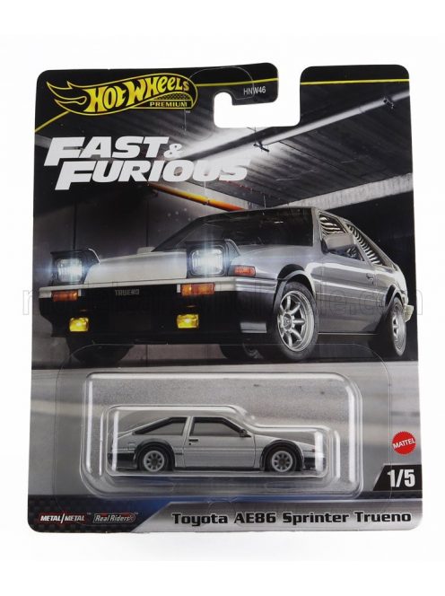 Mattel Hot Wheels - TOYOTA SPRINTER TRUENO (AE86) 1985 - FAST & FURIOUS TOKYO DRIFT 2006 SILVER