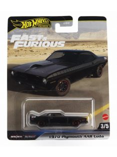   Mattel Hot Wheels - PLYMOUTH AAR/CUDA COUPE 1970 - FAST & FURIOUS 7 2015 BLACK