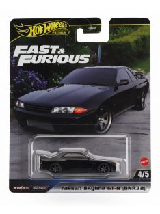   Mattel Hot Wheels - NISSAN SKYLINER GT-R BNR32 1992 - FAST & FURIOUS 7 2015 BLACK