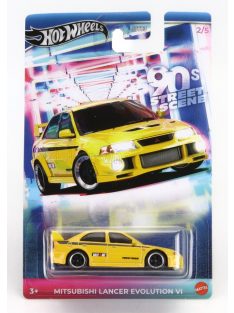   Mattel Hot Wheels - MITSUBISHI LANCER EVOLUTION VI 2012 YELLOW