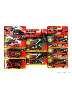   Matchbox - Truck Set Assortment 8 Pieces - 2X Garbage King Xl - Scala Fire Engine - 3X Gmc 3500 - 2X C8500 Trimming Various