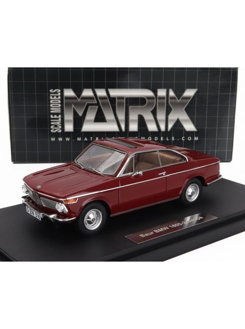 Matrix Scale Models - BMW 1602 BAUR COUPE 1967 RED