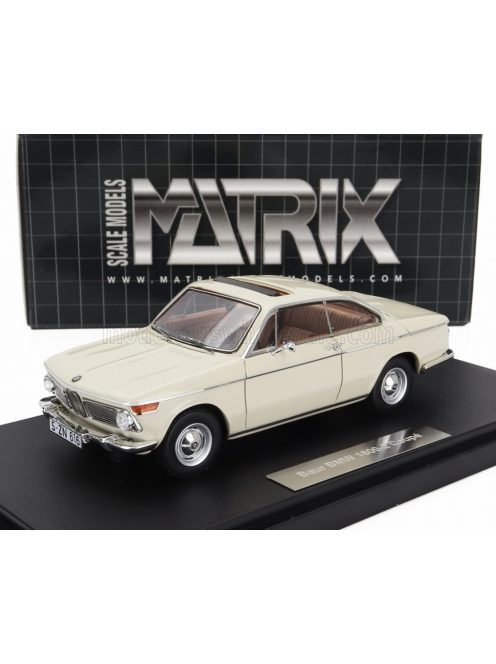 Matrix Scale Models - BMW 1602 BAUR COUPE 1967 CREAM