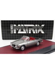   Matrix Scale Models - ALFA ROMEO GIULIA GTC CABRIOLET OPEN 1964 SILVER