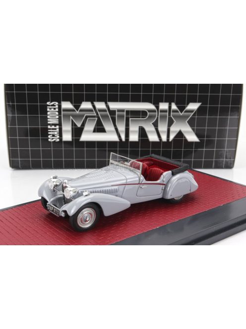 Matrix Scale Models - BUGATTI T57SC ROADSTER VANDEN PLAS OPEN 1938 GREY