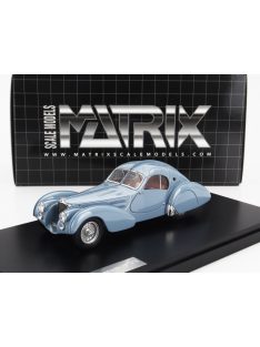   Matrix Scale Models - BUGATTI TYPE 57S ATLANTIC 1937 GREY BLUE