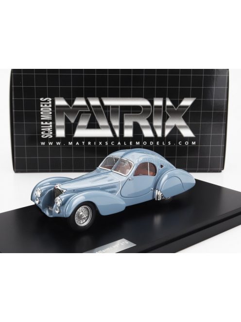 Matrix Scale Models - BUGATTI TYPE 57S ATLANTIC 1937 GREY BLUE