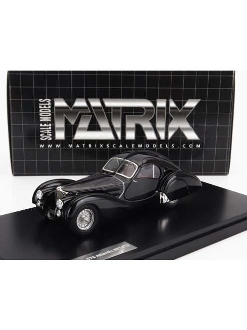 Matrix Scale Models - BUGATTI TYPE 57S ATLANTIC 1937 BLACK