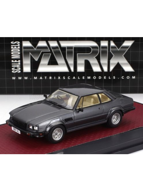 Matrix Scale Models - DE TOMASO LONGCHAMP GTS/E 1988 GREY MET