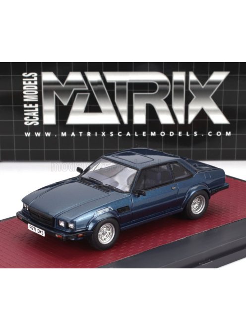 Matrix Scale Models - DE TOMASO LONGCHAMP GTS/E 1988 BLUE MET