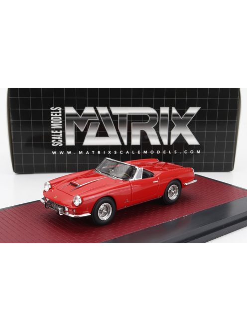 Matrix Scale Models - FERRARI 400 SUPERAMERICA PINIFARINA CABRIOLET OPEN 1960 RED