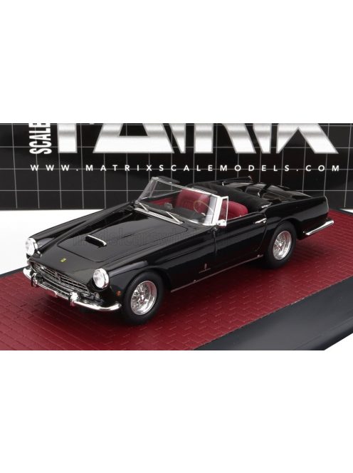 Matrix Scale Models - FERRARI 250 GT 2-SERIES PININFARINA SPIDER CABRIOLET OPEN 1960 BLACK