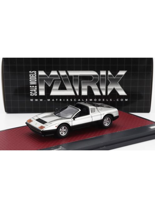 Matrix Scale Models - FERRARI 512BB TARGA STRAMAN 1978 SILVER BLACK